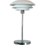 Dyberg Larsen DL31 bordlampe mat hvid