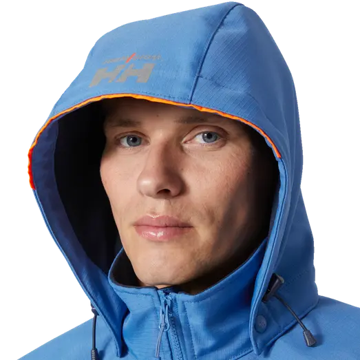 HH Workwear Oxford softshell jakke navy/stone