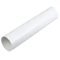Duka ventilationsrør Ø125x500 mm hvid