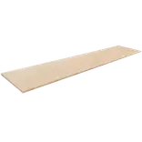 Wallmann bambus limtræshylde ubehandlet 18x400x2000 mm
