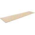 Wallmann bambus limtræshylde ubehandlet 18x400x2000 mm