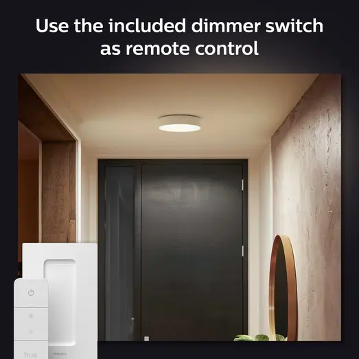 Philips Hue Enrave S plafond Ø26,1 cm 9,6W hvid