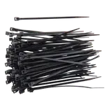 E-Line kabelstrips 2,5x100 mm 100 stk sort
