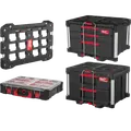 Milwaukee Packout™ sæt bilpakke 2 m/monteringsplade, 2 kufferter og organizer