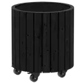 PLUS Circle plantekasse Sort Ø40/45 cm