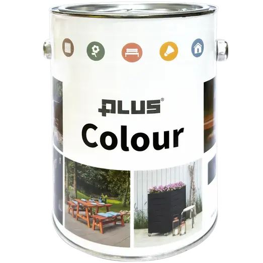 PLUS lasurfarve Umbragrå 2½ ltr.