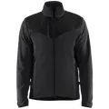 Blåklæder strikket softshell jakke antracit grå/sort