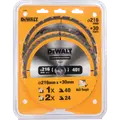 DeWalt DT1962-QZ rundsavsklingesæt 216 mm - 3-pak med 2 x 24T og 1 x 40T