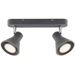 Nordlux EIK 2-spotlampe grå
