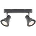 Nordlux EIK 2-spotlampe grå