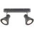 Nordlux EIK 2-spotlampe grå