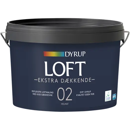 Dyrup loftmaling ekstra dækkende 2 hvid