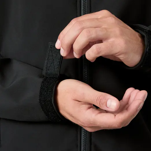 HH Workwear Oxford softshell jakke sort/brun