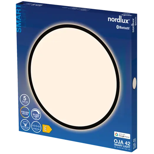 Nordlux Oja smart light plafond sort