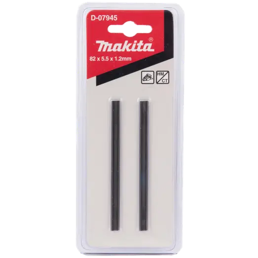 Makita vendbart høvljern hårdmetal 82 mm 2 stk