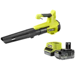 Ryobi RY18BLB-140 18V ONE+ løvblæser 4,0Ah batteri og lader