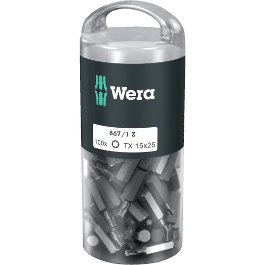 Wera 867/1Z DIY-Boks TX 15x25 mm 100 stk