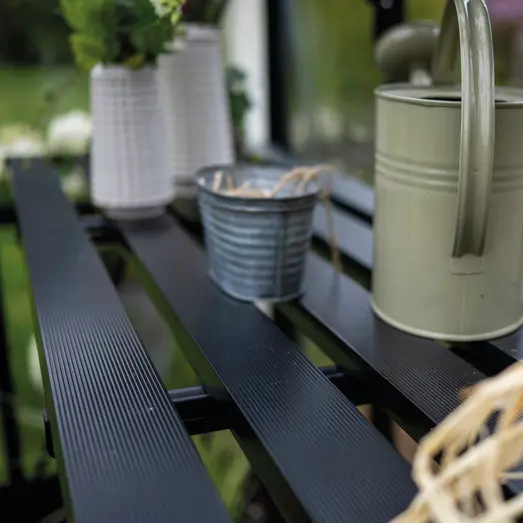 Halls integreret foldbar lamelbord t/ICON planthouse 6 7,3 m²