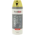Plasti-Kote twist spraymaling 400 ml blank gul