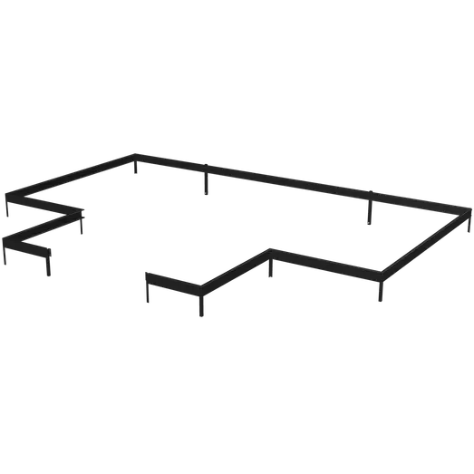 Juliana fundament t/orangeri 21,5 m2 sort