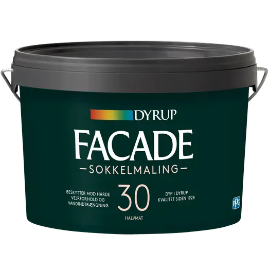 Dyrup sokkelmaling hvid 2,25 L