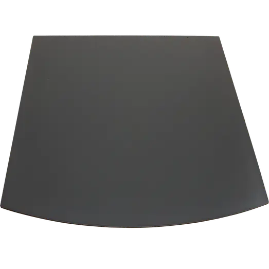 Morsø stålgulvplade rektangulær med buet forkant 85 x 100 cm