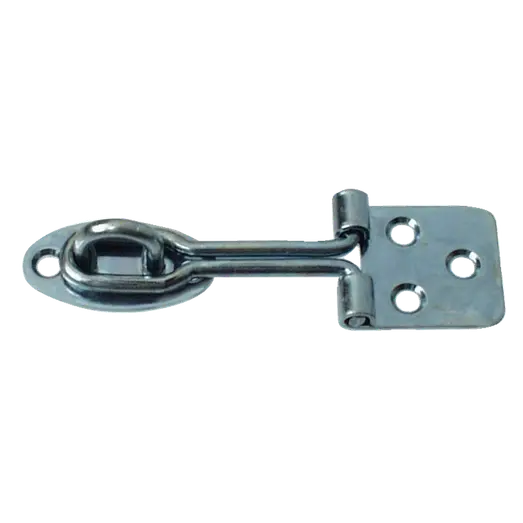 PN hængelåsbeslag m/overfald 75 mm elforzinket