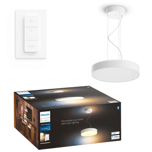 Philips Hue Enrave pendel Ø42,5 mm 33,5W hvid