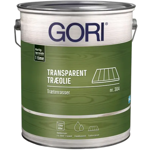 GORI 304 transparent træolie træterrasser pine