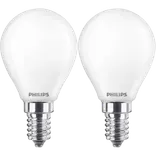 Philips Krone LED pære E14 40W 2 pack