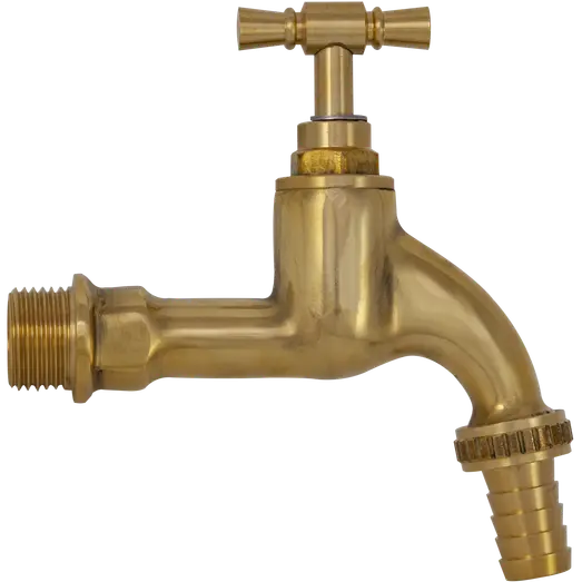 Aftapventil m/t-greb inkl slangeforskuning 1/2" messing