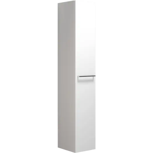 Scanbad Multo+ højskab m/1 låge vendbar 175x30x35 cm højglans hvid