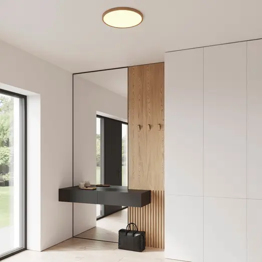 Nordlux Oja 42 2700K 3-step loftlampe træfolie