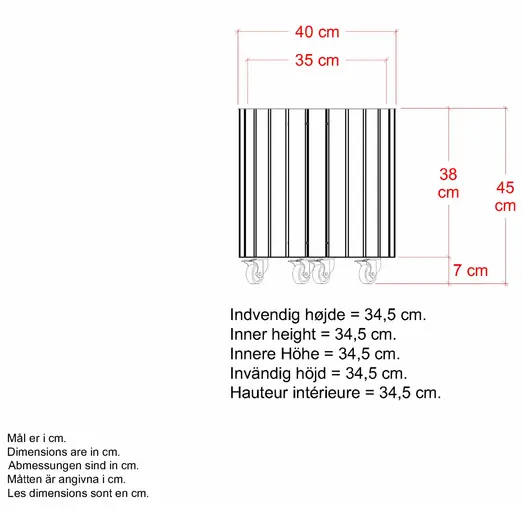 PLUS Circle plantekasse Ø40/45 cm ThermoWood®