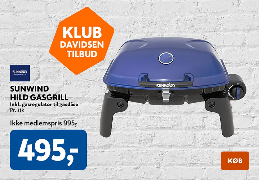 Klub Davidsen tilbud, Sunwind Hild gasgrill