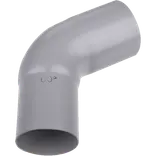 Plastmo bøjning 75 mm, 60° grå
