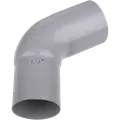 Plastmo bøjning 75 mm, 60° grå