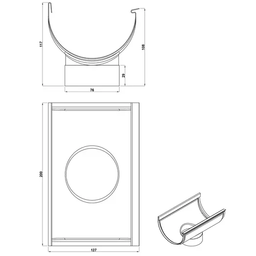 Plastmo tudstykke ekspansion nr. 11, 75 mm stål plus