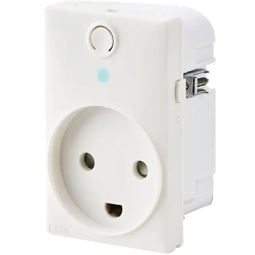 FESH SWITCH SMART Curveline stikudtag 1,5 m/jord hvid