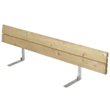 Plus Ryglæn til Plankebænk 166 cm ThermoWood®