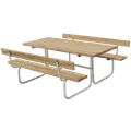 Plus Classic Bord/Bænkesæt m/2 ryglæn 177 cm ThermoWood®