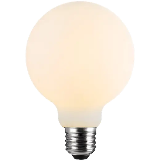 Nordlux Deco E27 G125 dim dekorativ pære 3000K opal hvid