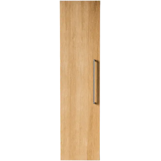 Højskab Milano 1 låge og 3 hylder eg, 120x30x28 cm