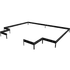 Halls ICON Gardenhouse 8 13 m² sort m/3 mm hærdet glas og fundament