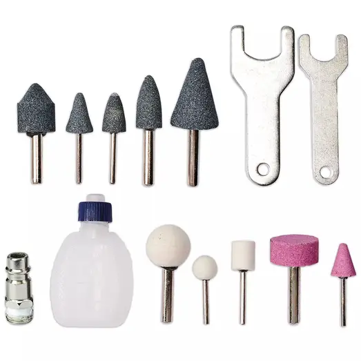 Einhell TC-PP 220 trykluft ligesliber inkl. 10 slibestifter