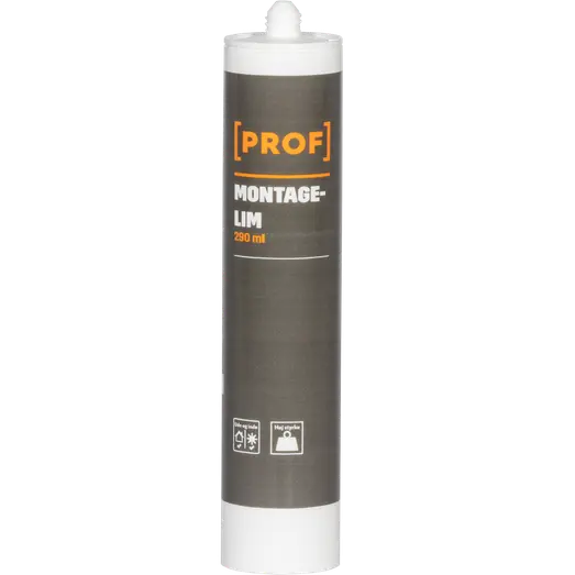 Prof montagelim extra 290 ml hvid