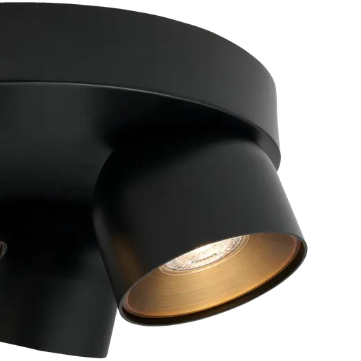 Nordlux Pitcher 3-rondel spotlight GU10 sort