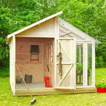 Plus redskabsrum/drivhus ubehandlet 6,6 m²