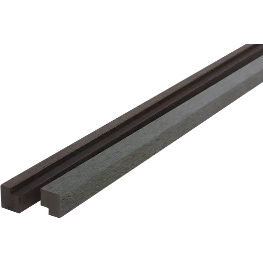 Fibrotech afslutningsliste t/Premium og Proff 22x25x3000 mm black oak