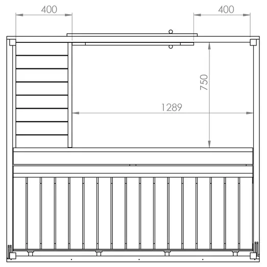 Brico DIY sauna 3-4 personer uden ovn